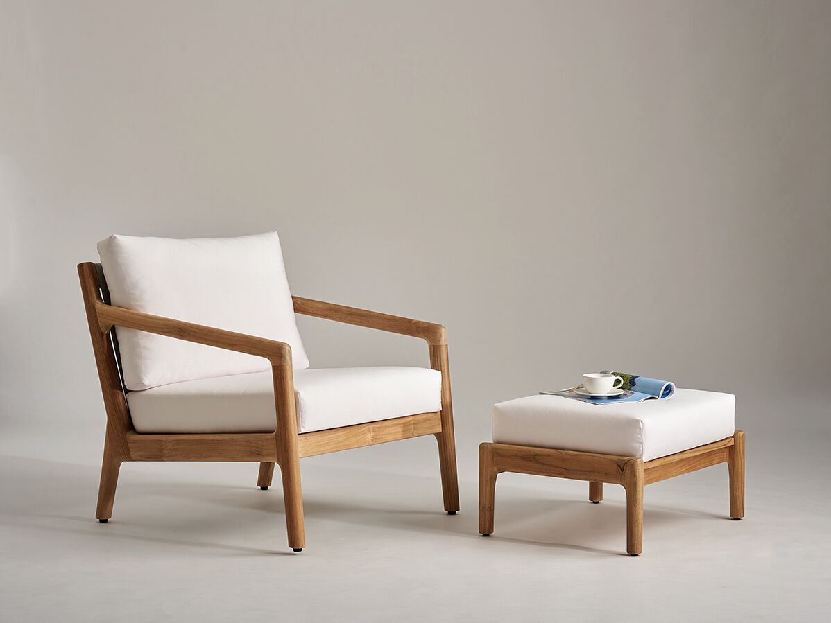 Мягкое ТИК садовое кресло с подлокотниками Walters Laurel ARCH-00071346 - Вид №5