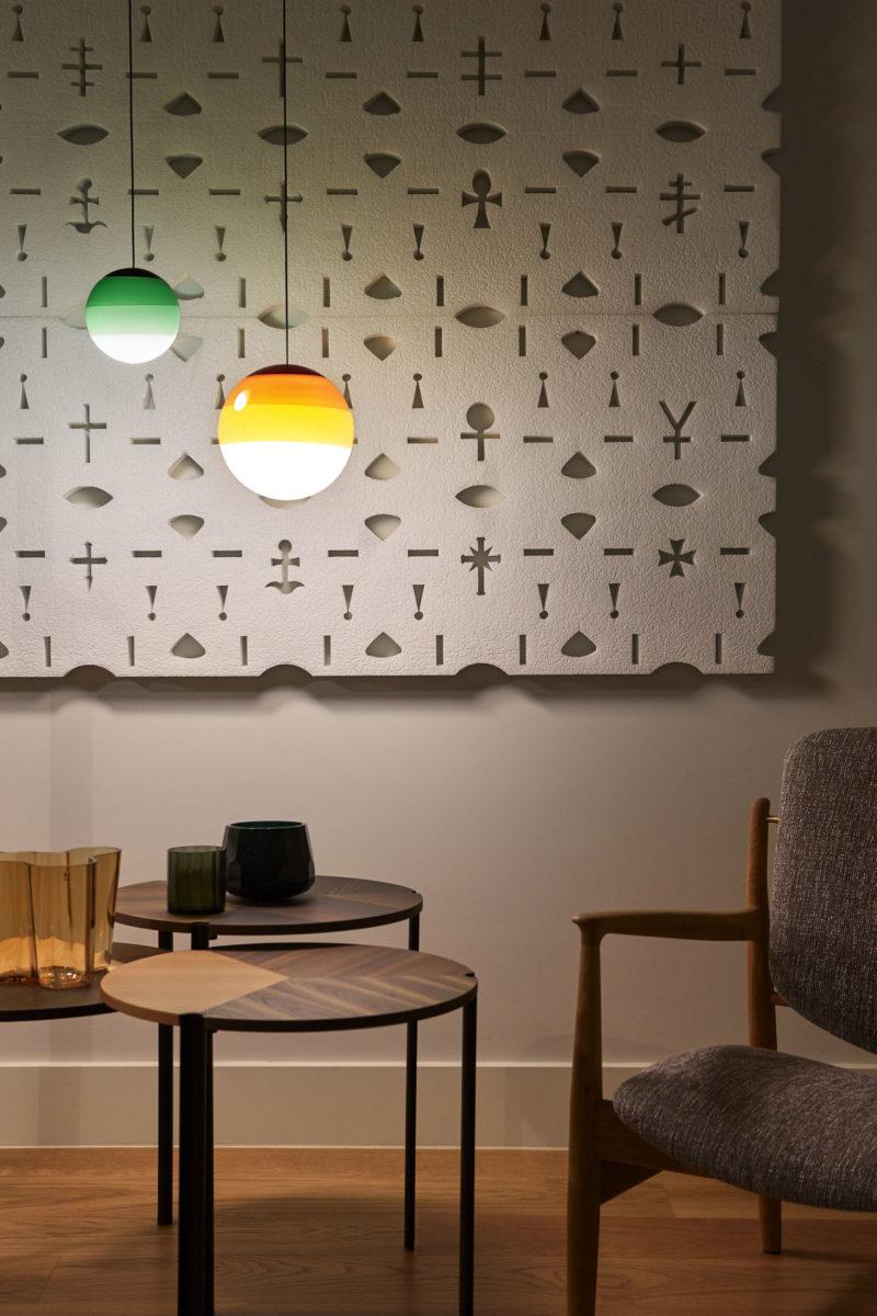 086095 Люстра 13 - 24V янтарная длинный шнур Marset Dipping Light  - Вид №4