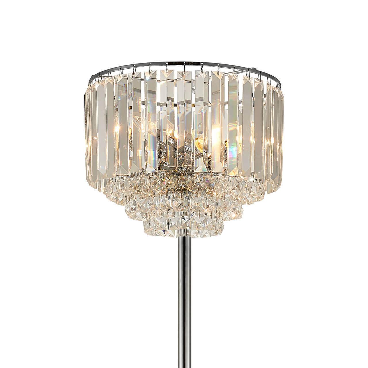 Торшер хрустальный серебряный "Синди" CL330931 CITILUX СИНДИ ХРОМ 00-3908577 Прозрачный;серебро  - Вид №1