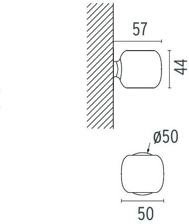 Flos Бра из хромированного металла с отраженным светом Architectural collection - muro+soffitto sun-id-1410044 - Вид №2