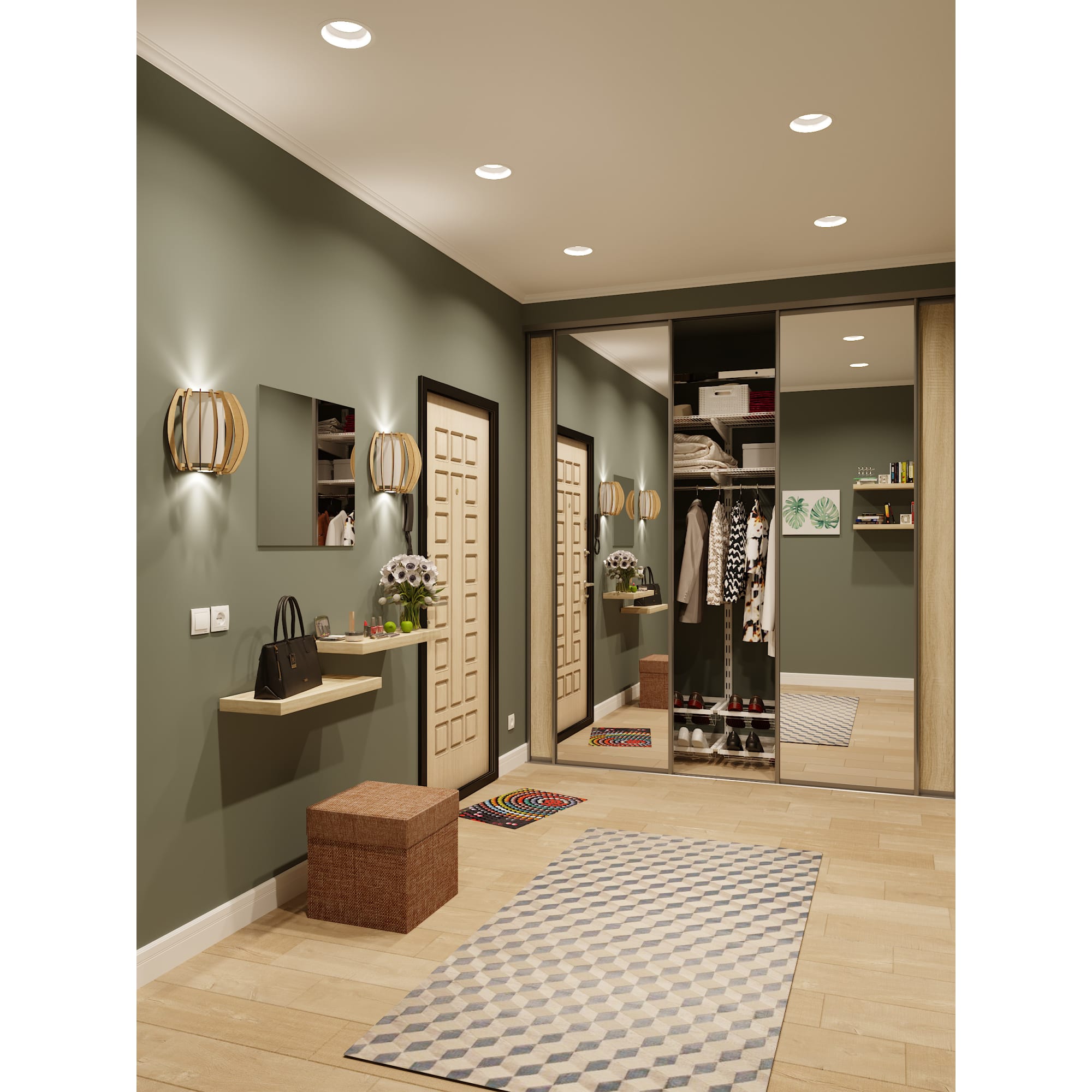 16362372 Полотно зеркальное прямоугольное 55х60 см Santreyd  - Вид №3