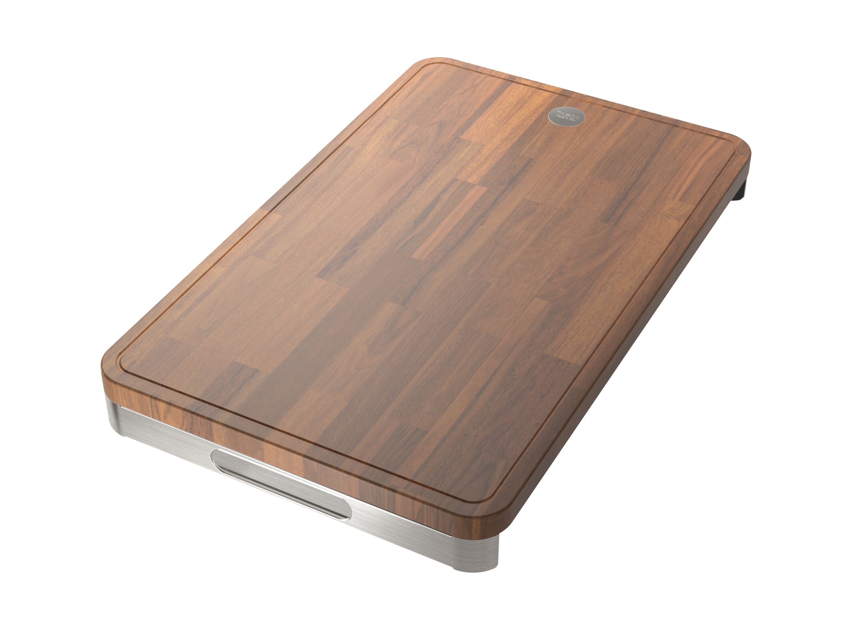 Разделочная доска из ироко и стали TASCA 290.RI ARCH-00024466 - Вид №1