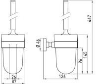 Emco Bad Ершик для унитаза настенный Eposa sun-id-1438714 - Вид №5