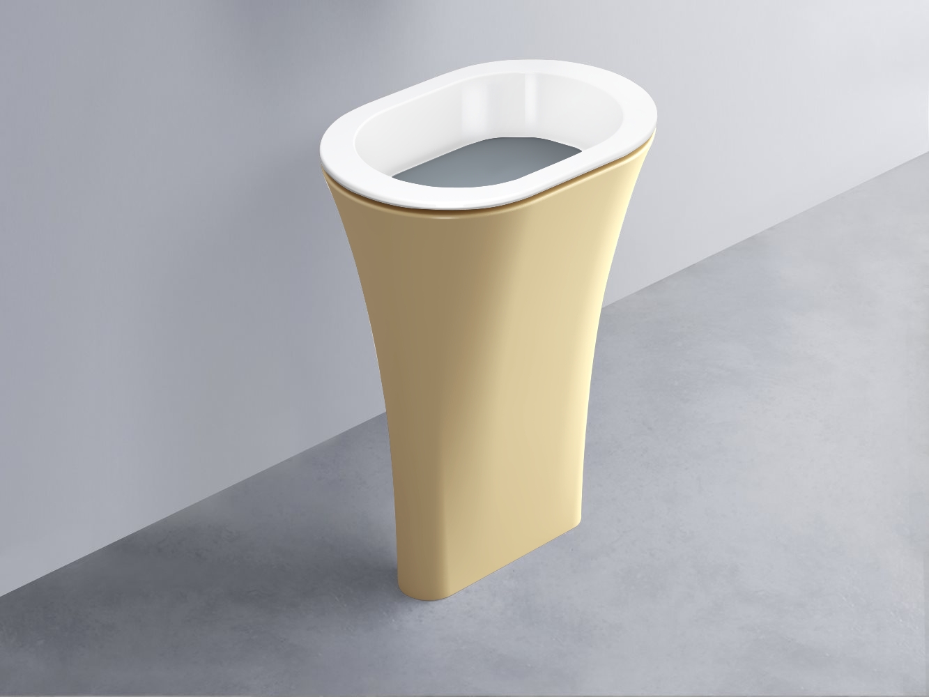 AMLA65-BL+AMPILO-BR+AMCOLO-CN Раковина Amedeo Ovale отдельностоящая cielo Enjoy + Amedeo Ceramica Cielo