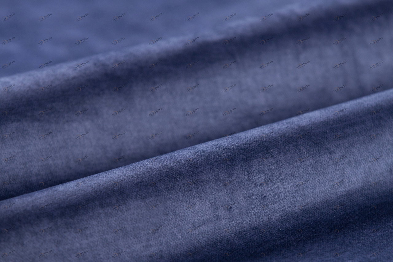 COLORISTICA Ткань мебельная  Микровелюр  NEWСфера Синий sfera-col-30