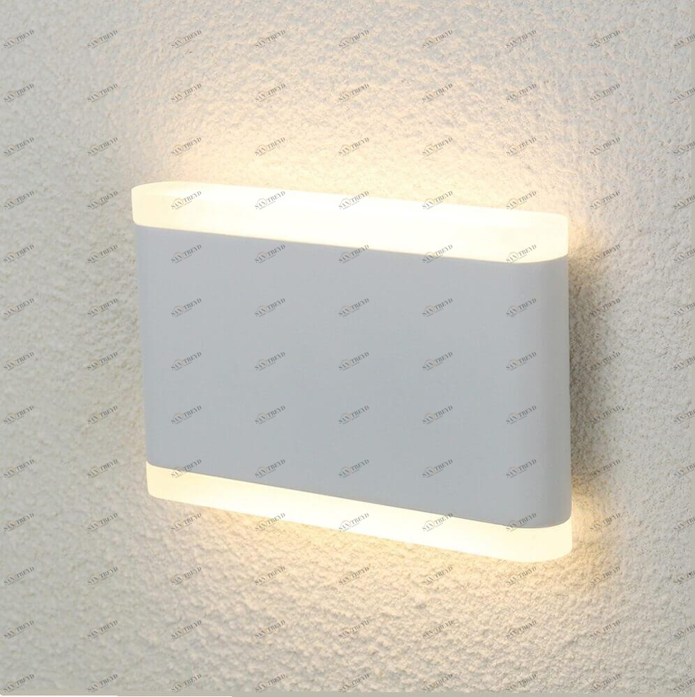 Уличный настенный светильник светодиодный 14х3х17,5 см белый CLT CLT 024W175 WH CRYSTAL LUX CLT 024 00-3898342 Белый 
