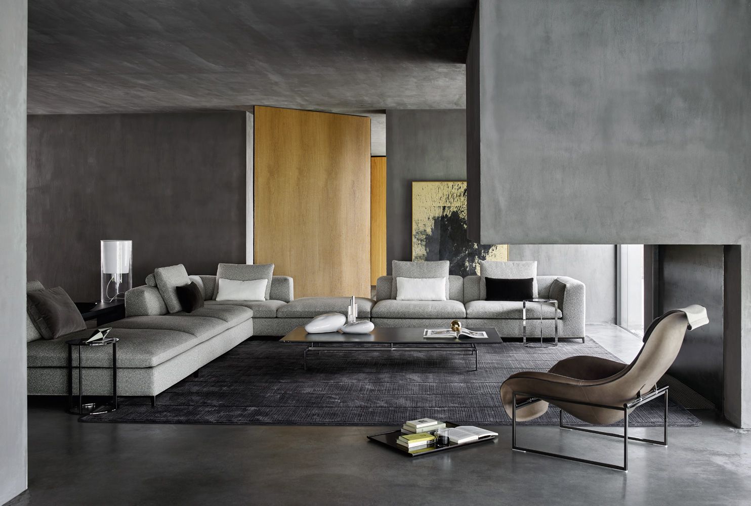 Угловой диван из ткани B&B Italia Michel ARCH-00092075 - Вид №12