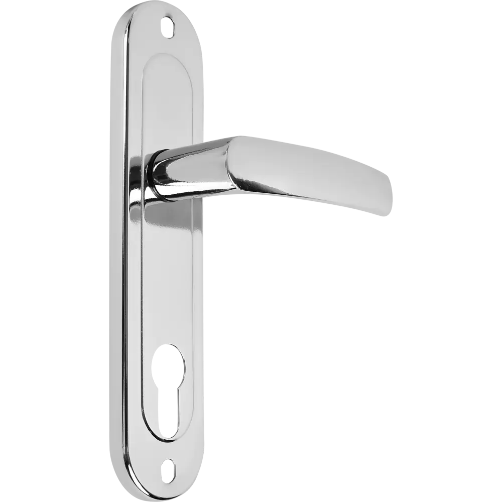 ЗЕНИТ - Дверная ручка входная на планке РФ1-70.02 хром 85382164 STLM-1376273