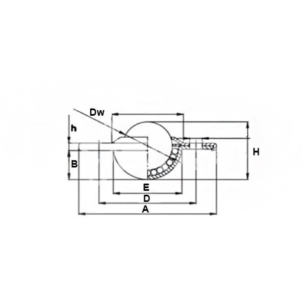 IS2207 Шариковая опора CY25B CS/CS ISKRA  - Вид №1
