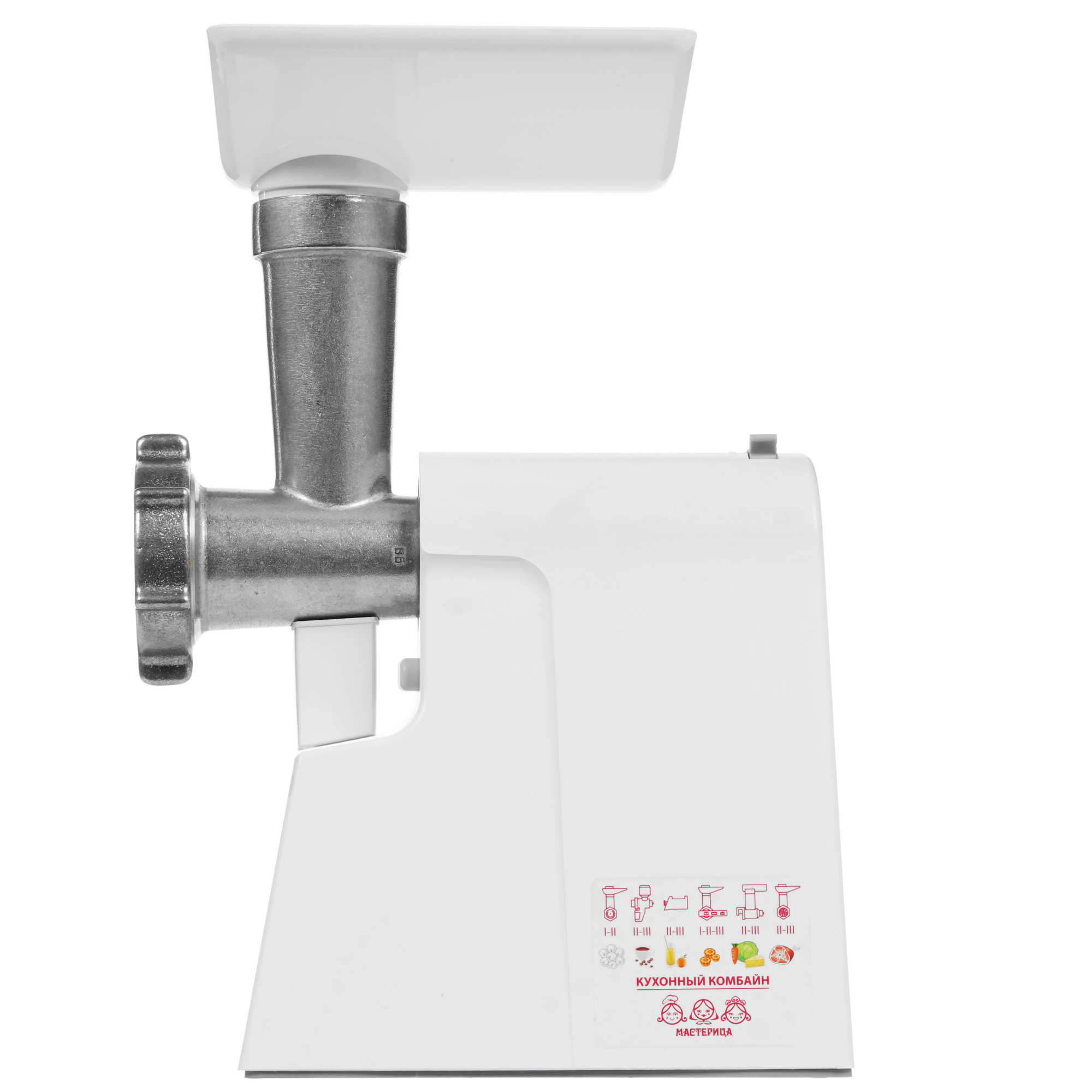8157400 Мясорубка электрическая Мастерица КЭМ-03 белый STDN-0001759 - Вид №2