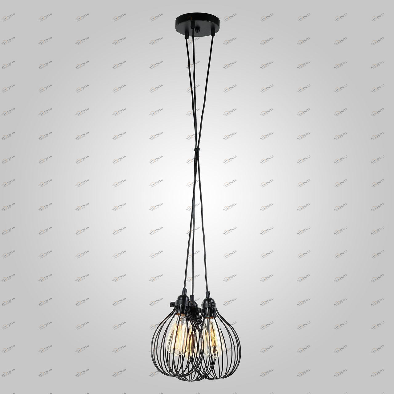 Подвесная люстра Eurosvet Moll 50059/3 черный EUROSVET MOLL 187344 Черный