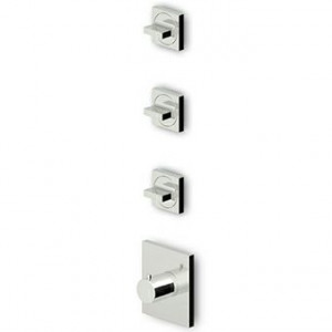 ZA5661 - R97822 Встроенный термостатический смеситель для душа 1/2 "с 3-мя запорными кранами. Zucchetti Aguablu