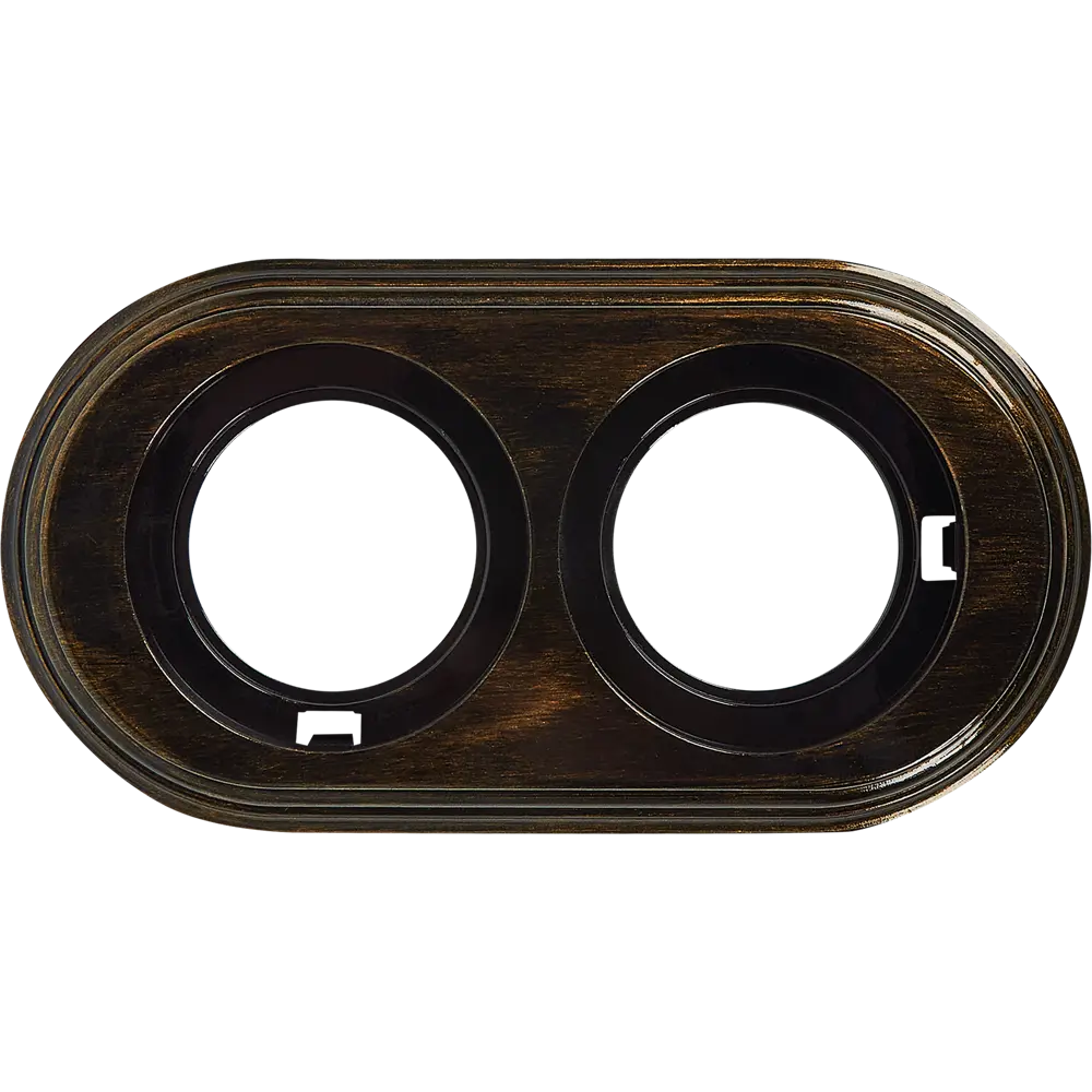 Рамка Electraline для розеток и выключателей в бронзовом глянце 84229520 Серия отсутствует STLM-0047262