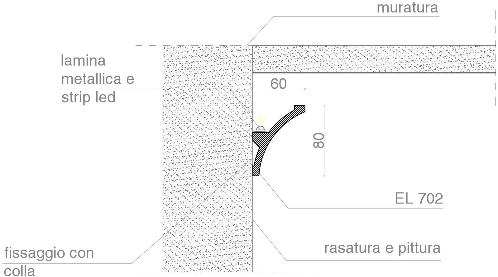 Eleni Рамка для непрямого освещения  El702  - Вид №9