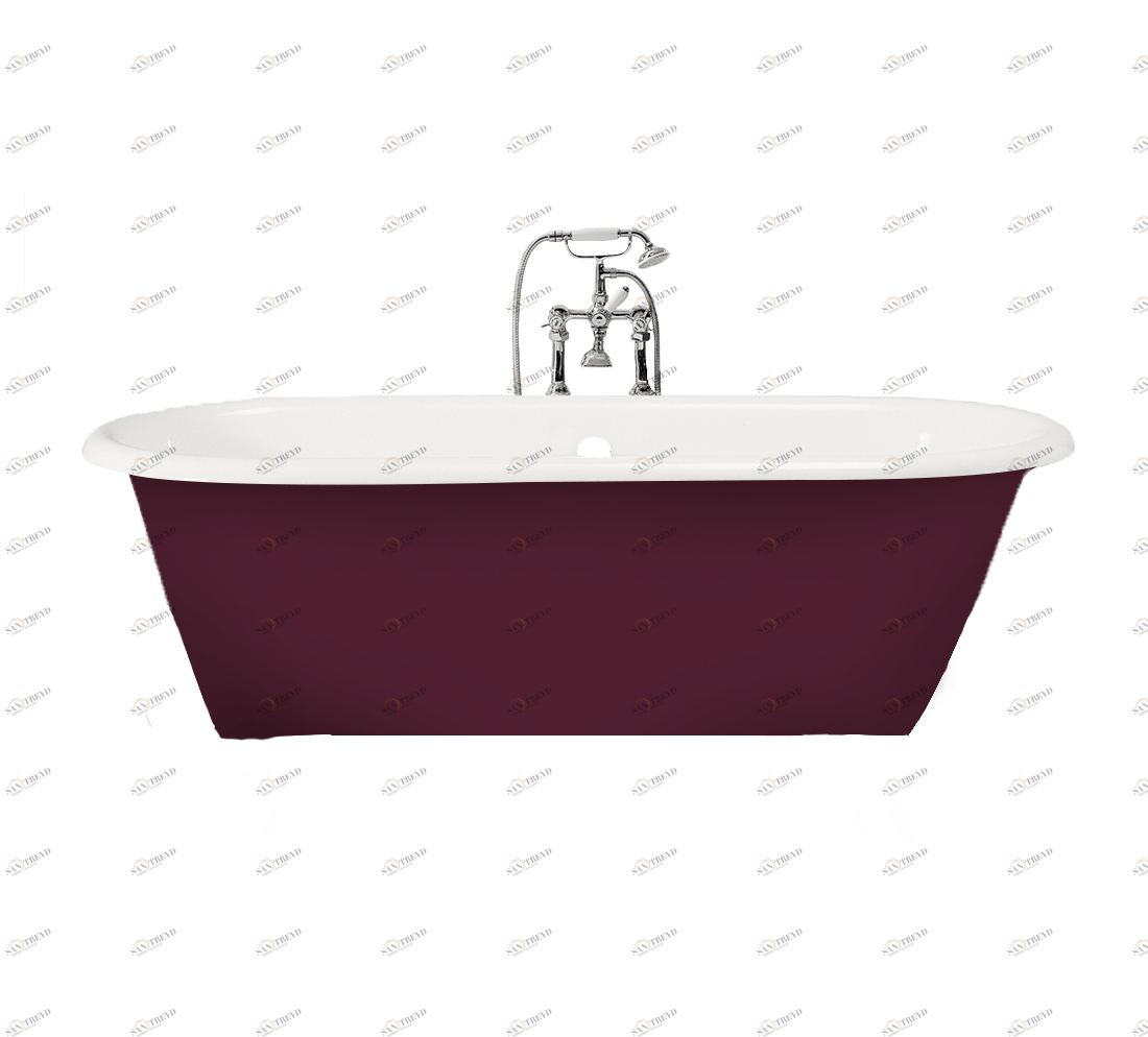 Gentry Home Bexley Cast iron bathtubs with feet Ral 4004 GH102221 