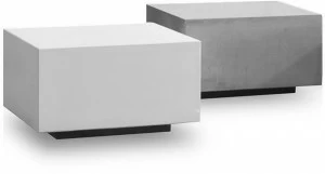 BAXTER Журнальный столик квадратный из бетона