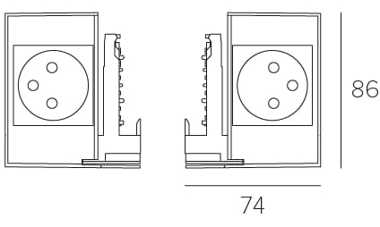 Электрическая розетка для гусеничной системы Letroh NODO FURNITURE ARCH-00137549 - Вид №20