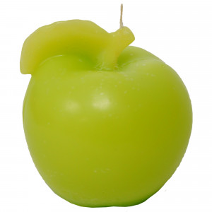 82625970 Свеча «Яблоко» малая, цвет салатовый