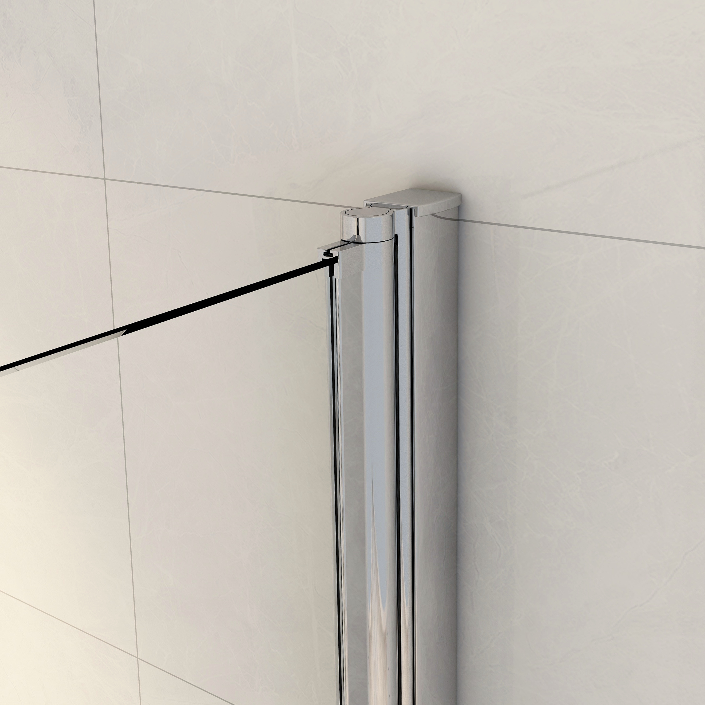 82603393 Ширма на ванну Essential поворотный 140 см цвет серый STLM-0031277 SENSEA  - Вид №4