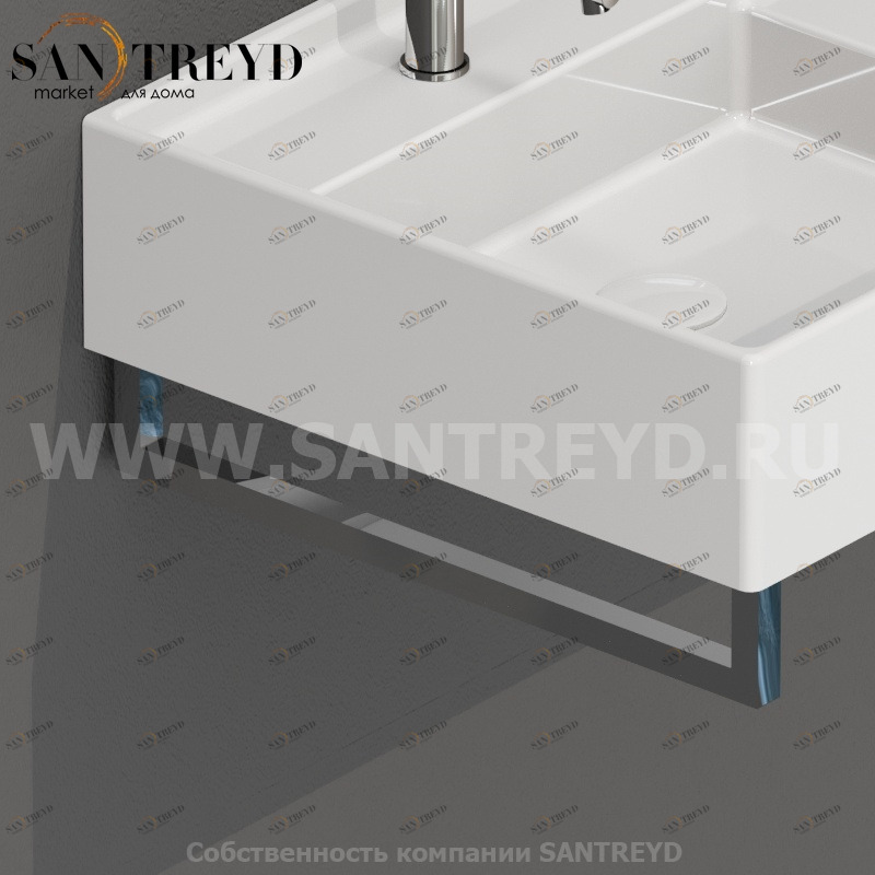 POLCR Держатель для полотенец 49 см Хромированный Globo Incantho Италия Ceramica Globo