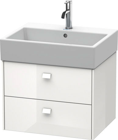 BR415309191 Brioso Тумбочка подвесная Серо-коричневый декор Duravit - Вид №2