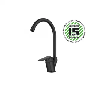 Orange OneLife P02-000b полимерный смеситель для кухни, цвет черный Хром