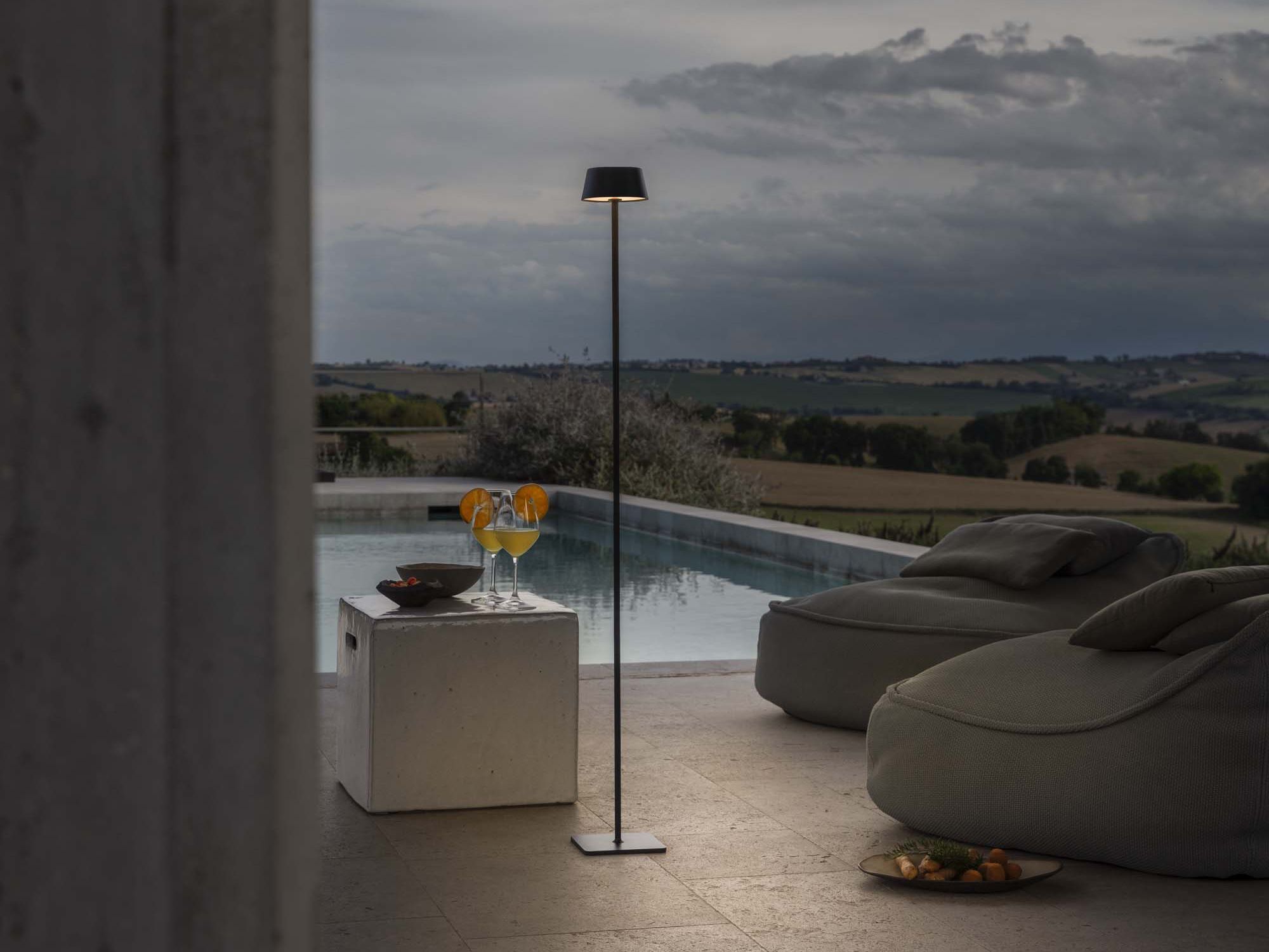 Напольная лампа с батарейным питанием Ideal Lux Pure ARCH-00005186 - Вид №1