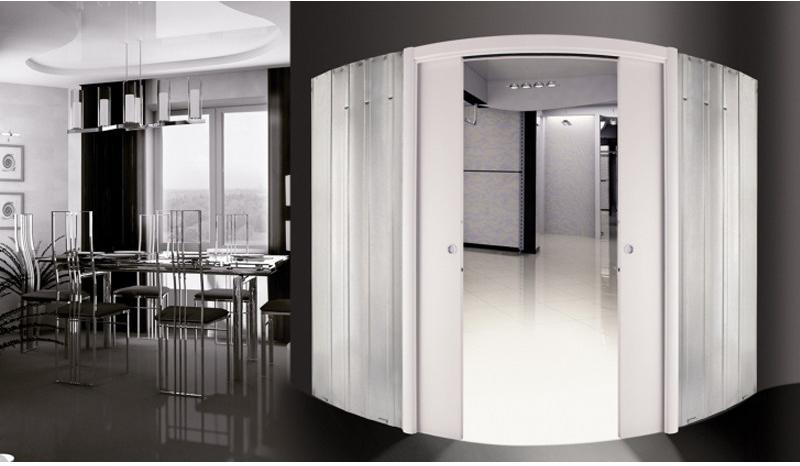 Scrigno Рама стойки для изогнутых раздвижных дверей Scrigno gold sun-id-1438013 - Вид №5