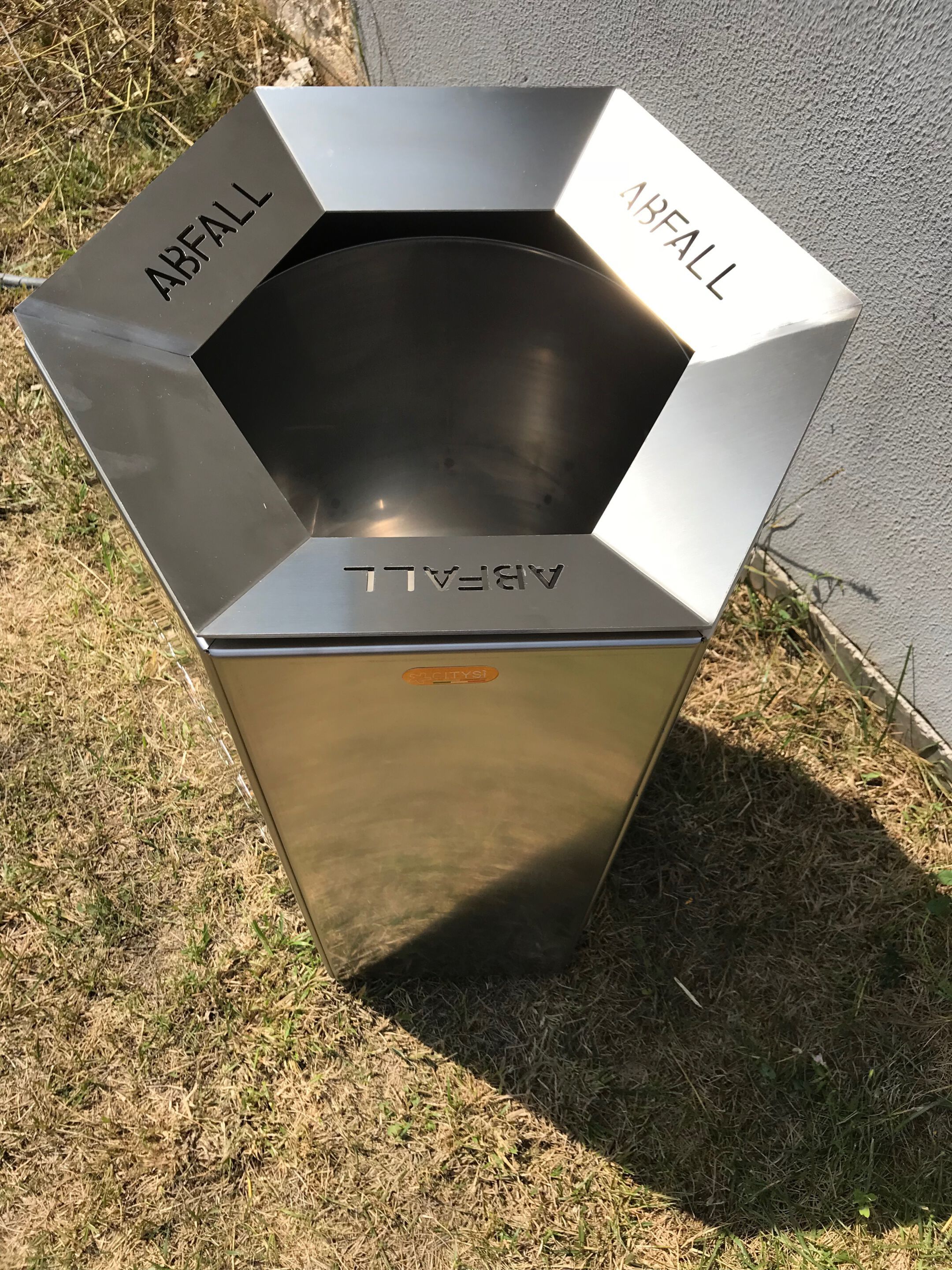 Открытый мусорный бак из нержавеющей стали для утилизации отходов CITYSì BEEHIVE ARCH-00014716 - Вид №6