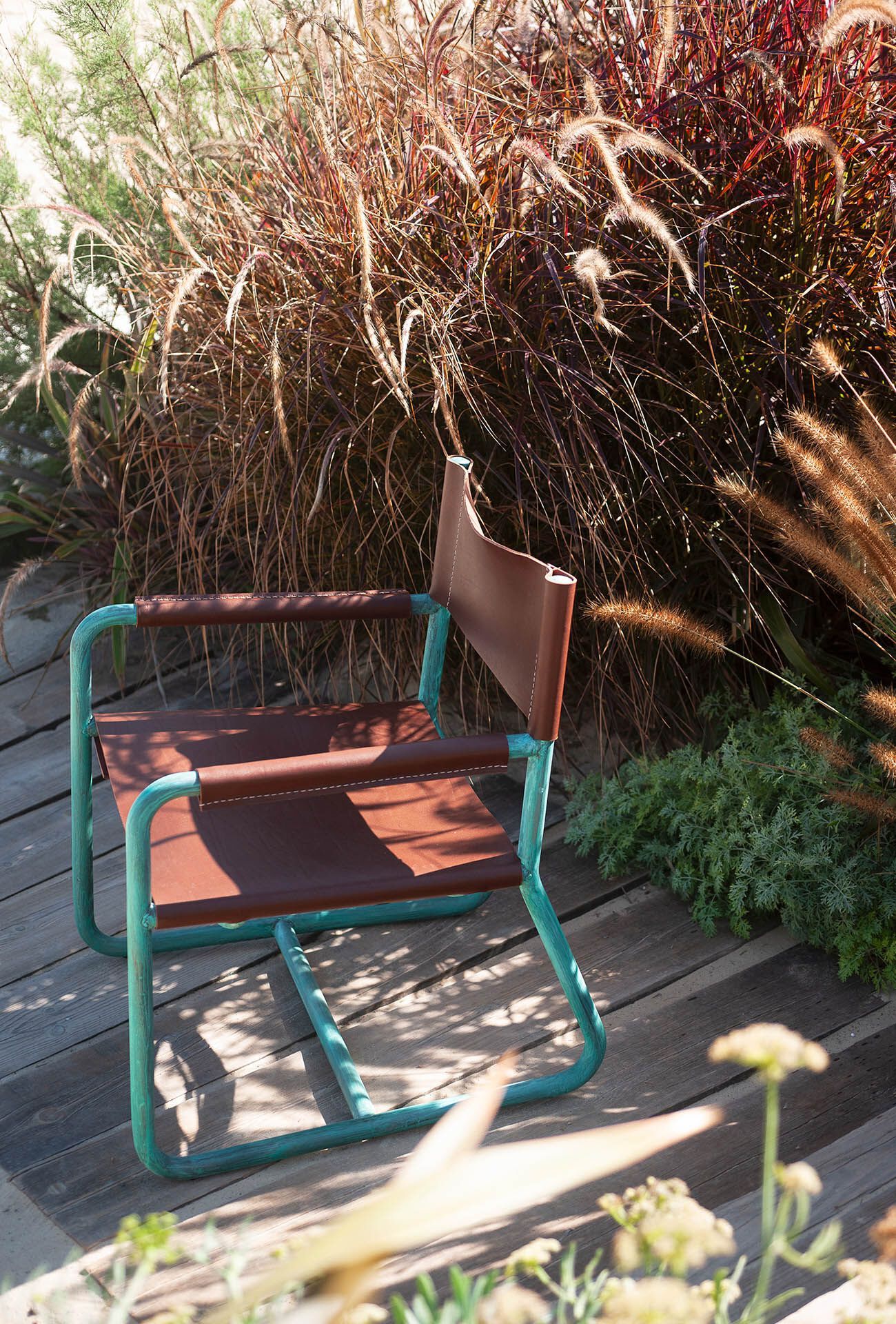 Кожаный садовый стул Baxter ARCH-00087784