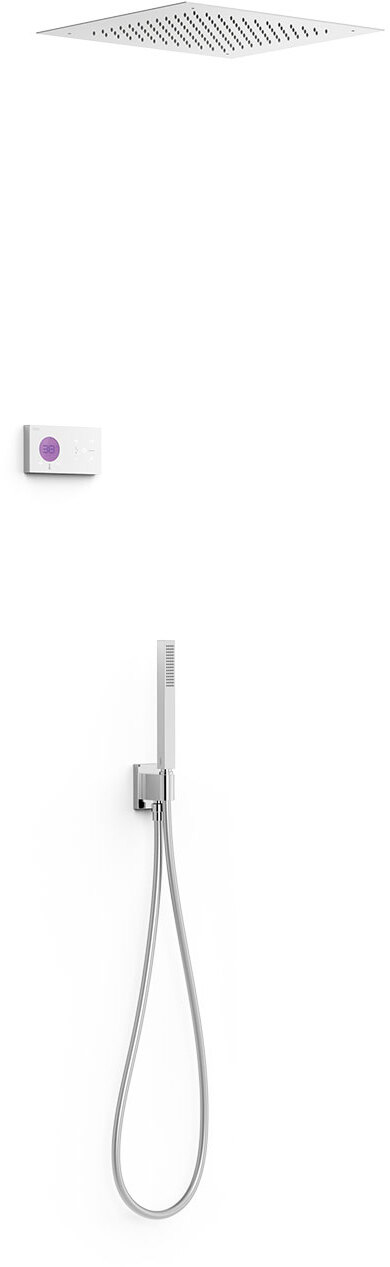 SHOWER TECHNOLOGY 2-сторонний встраиваемый электронный термостатический смеситель для душа, набор для душа-09286552 TRES