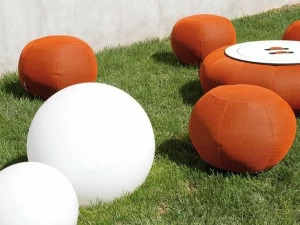 OGO Круглый садовый пуф из ткани