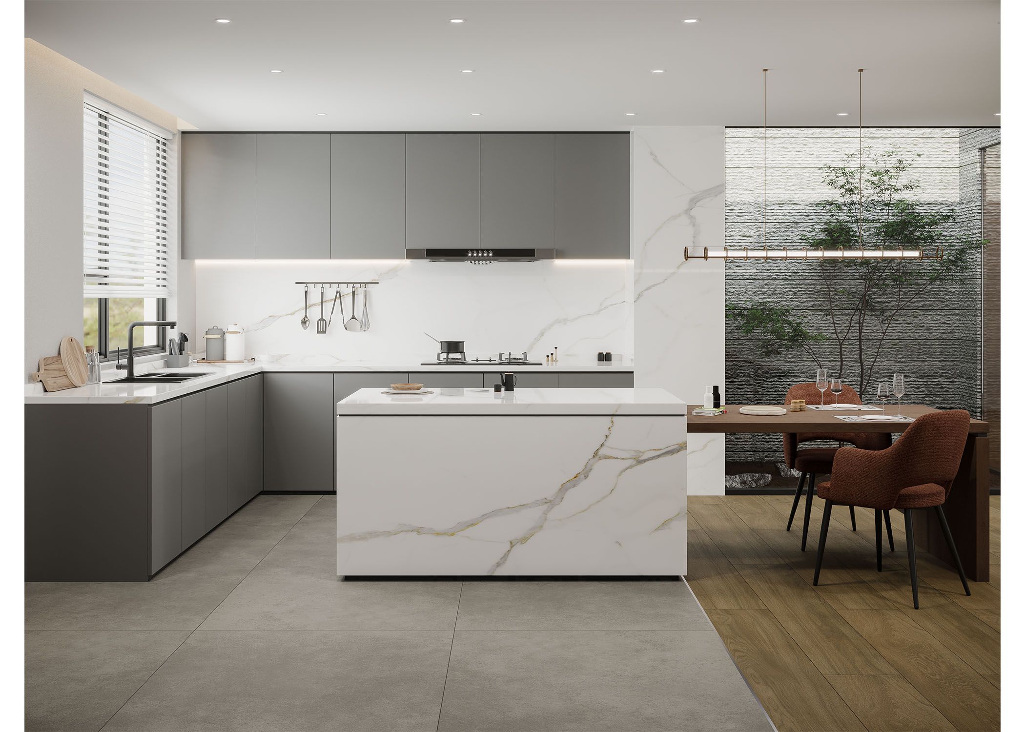 Столешница для кухни / керамогранита Kaleseramik плиты ARCH-00129550 - Вид №2