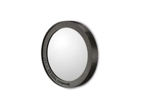 Круглое зеркало из нержавеющей стали для ванной комнаты с рамкой