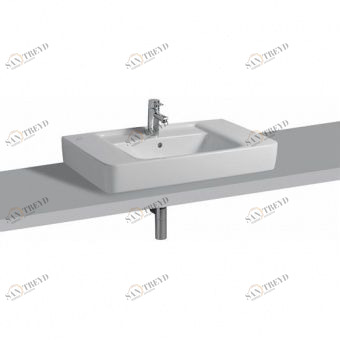 125185000 Накладная раковина на столешницу  прямоугольная Arbi 