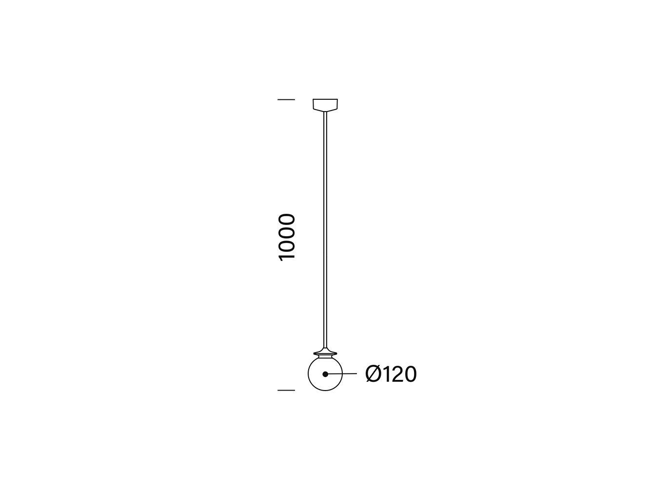 Стеклянный светодиодный открытый подвесной светильник Platek Balina ARCH-00096442 - Вид №7