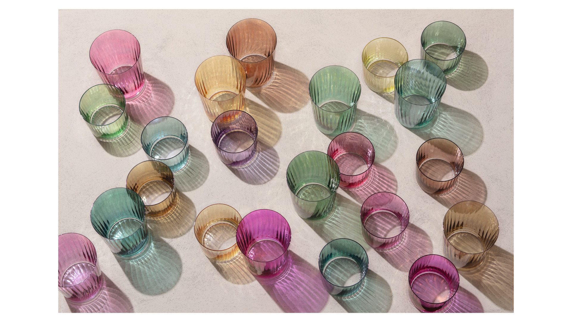 10656280 LSA International Набор стаканов LSA International, "Gems", 560мл, гранат, 4шт. Стекло - Вид №2