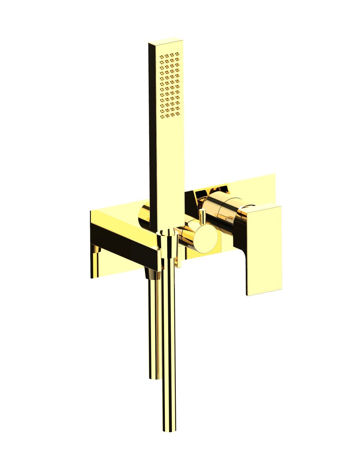Однорычажный смеситель для душа с 3 отверстиями и ручным душем Rubinetterie Frattini отдельная эстетика ARCH-00076565 - Вид №2