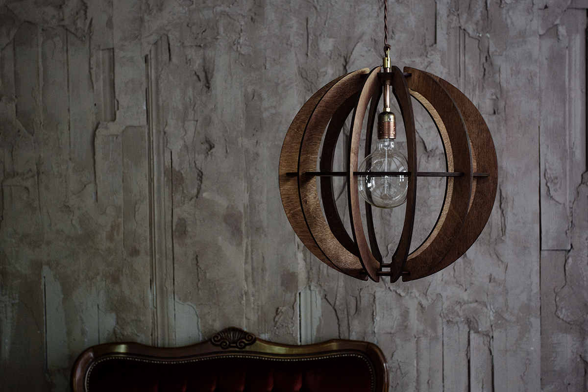 Напольная лампа Аэросфера Loo51 ALBERO НЕОБЫЧНЫЕ 015992 Коричневый  - Вид №1