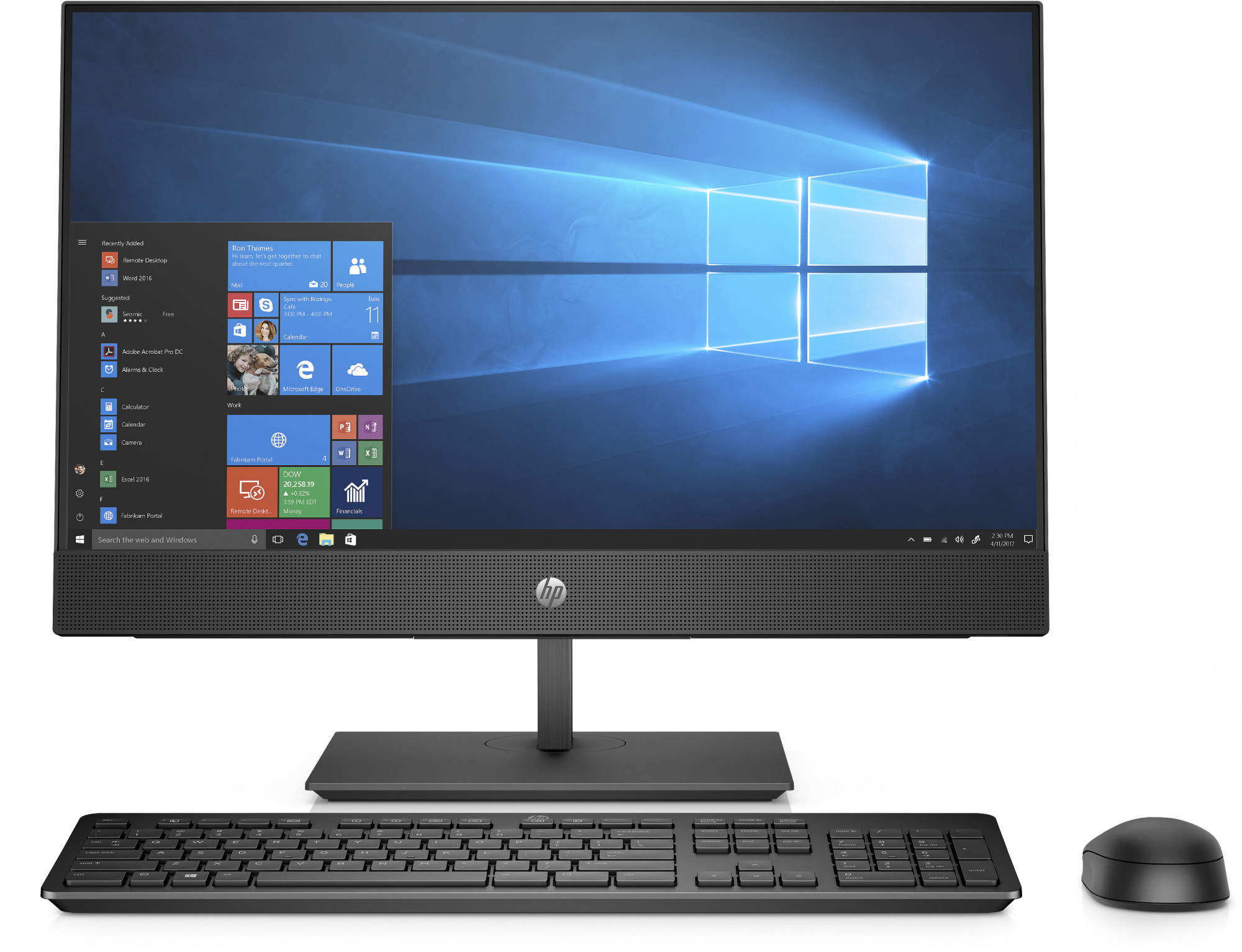 8PG97ES#ACB proone 440 g5 aio 23.8"(1920x1080 ips)/intel core i7 9700t(2ghz)/8192mb/256pcissdgb/nodvd/wifi/war 1y/w10pro + hdmi port, has stand / vesa plate dib, spec HP Santreyd 