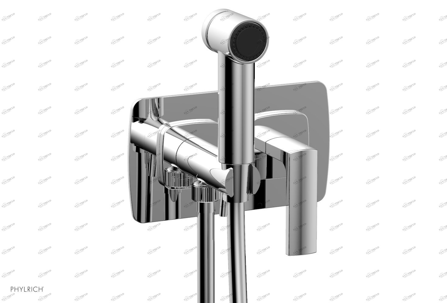 Смеситель для биде RADI Phylrich  181-65-026 Хромированный 