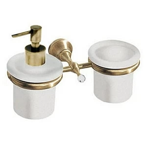 Держатель со стаканом и дозатором Olympia Ceramica Impero Style
