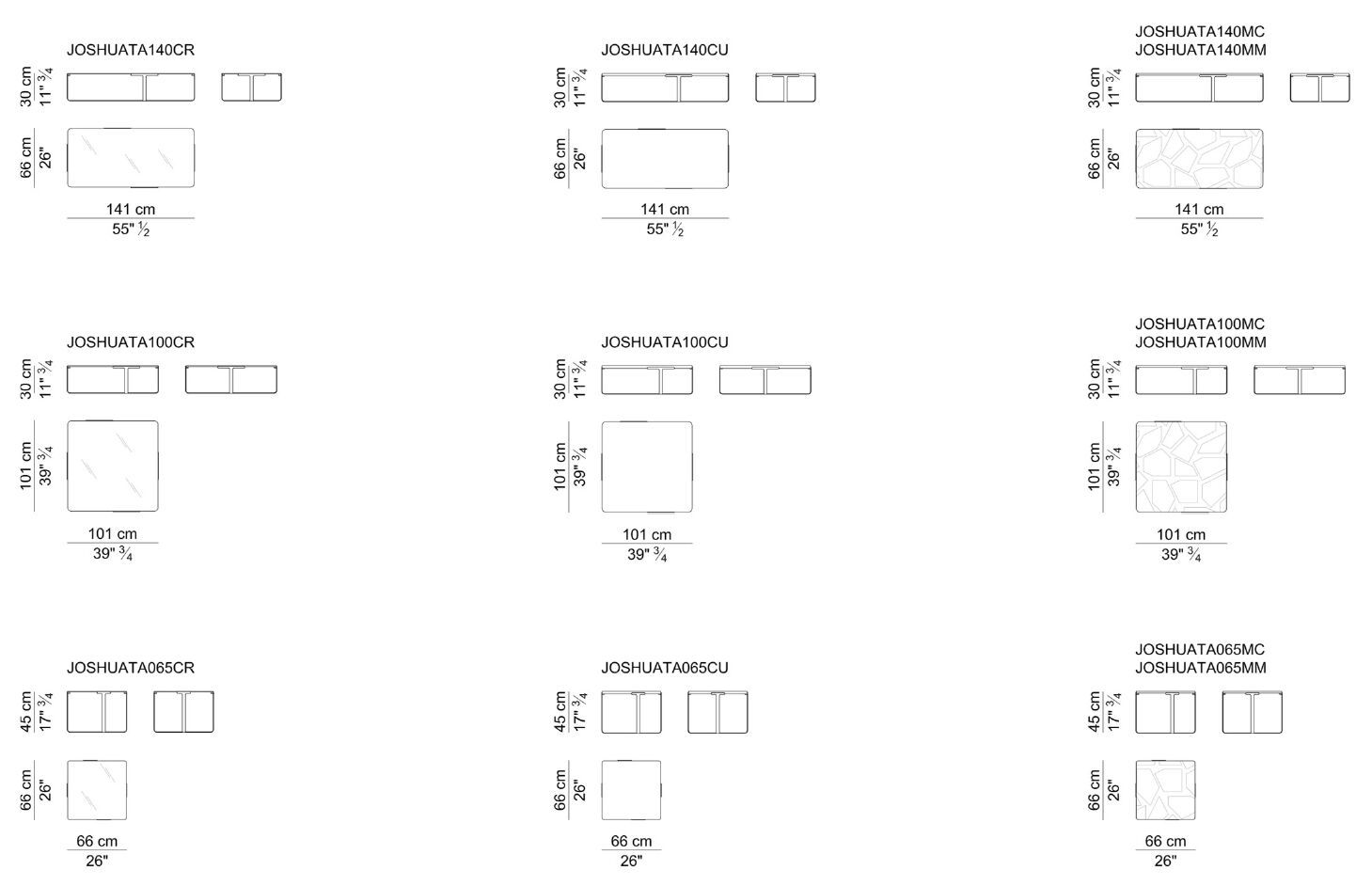 Мраморный низкий журнальный столик i 4 Mariani Джошуа ARCH-00033109 - Вид №6