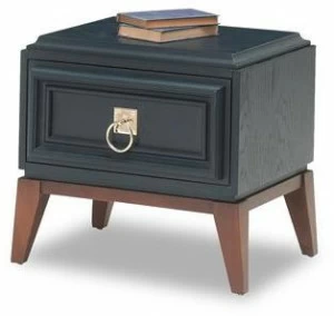 Enza Home Прямоугольная тумбочка из дерева с ящиками Elegante