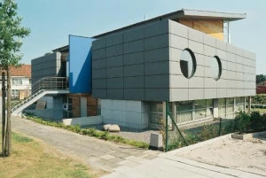 VMZINC Вентилируемый фасад из цинк-титана с кассетами