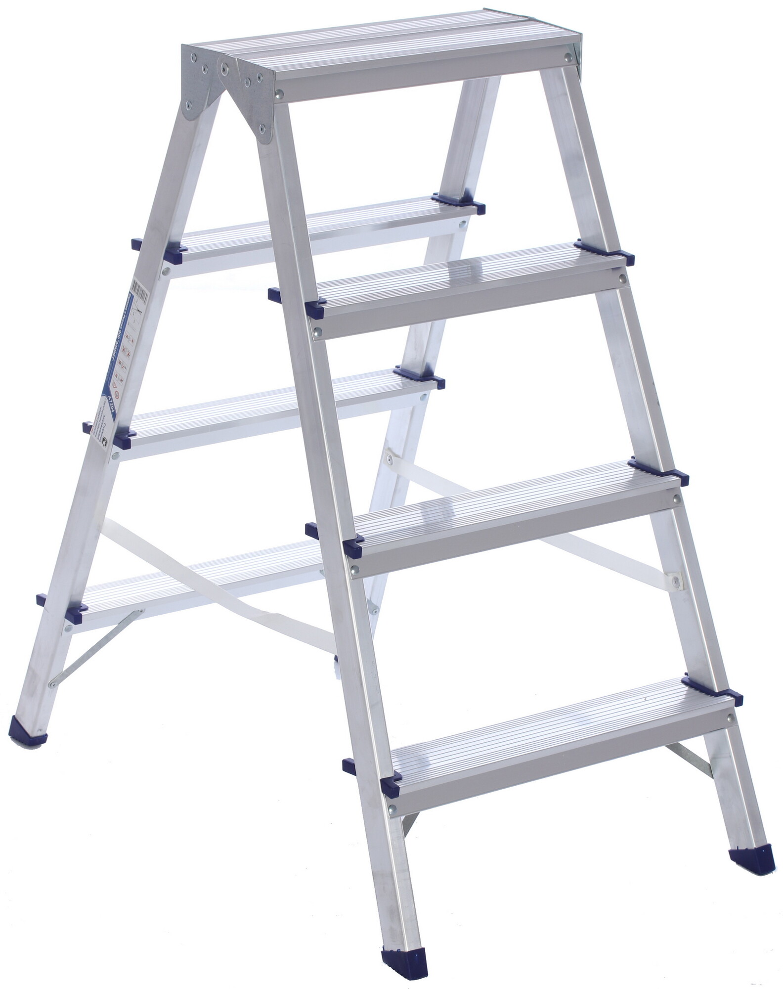 Стремянка двухсекционная Алюмет AD7204 1183258 STDN-0141122