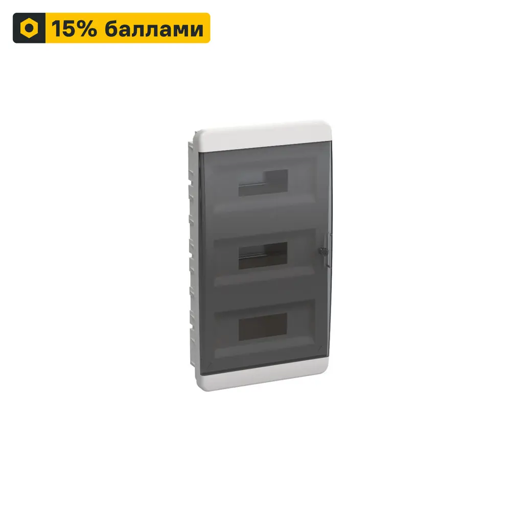 Распределительный щит IEK встраиваемый на 36 модулей с защитой IP41 89370935 STLM-1108919