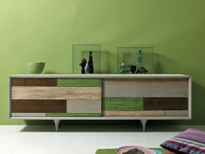 Shake Буфет из лакированной древесины с раздвижными дверцами Chagall