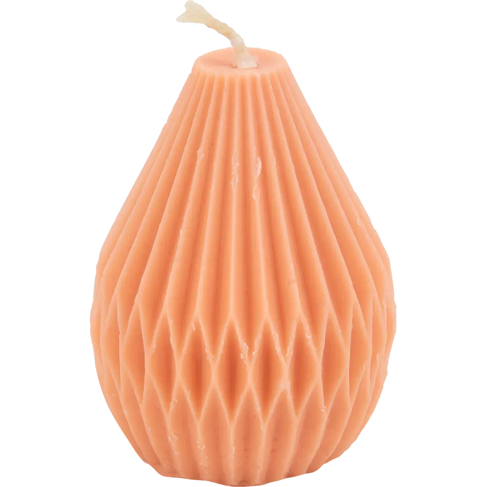 Свеча декоративная Пирамида розовая 7.5 см Santreyd STLM-2093228