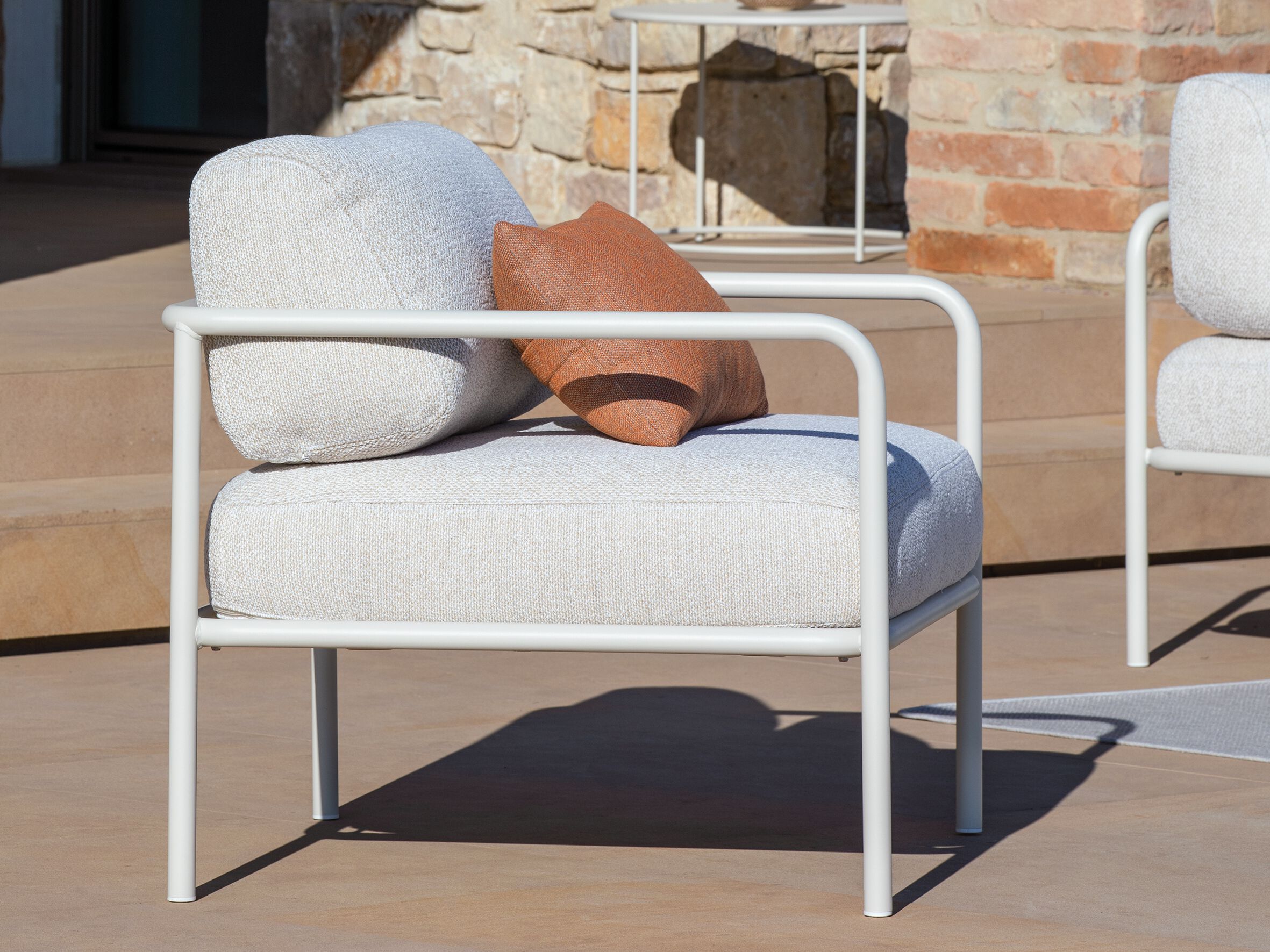 Кресло для сада из акриловой ткани с подлокотниками Vermobil ARCH-00092492 - Вид №2